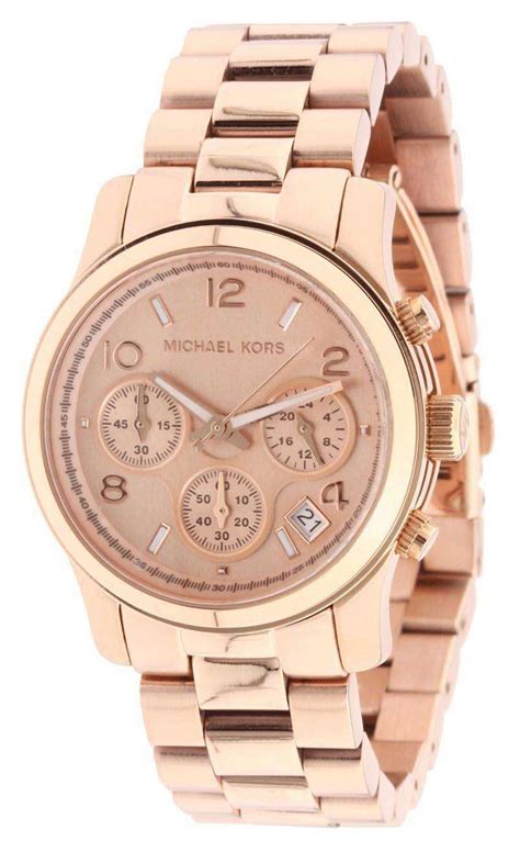 michael kors limited edition rose gold watch|rose gold mk watch women's.